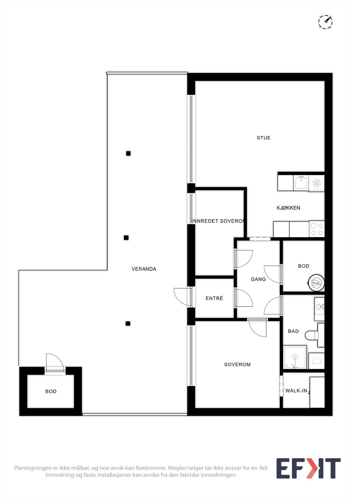 Plantegning Galleribilde