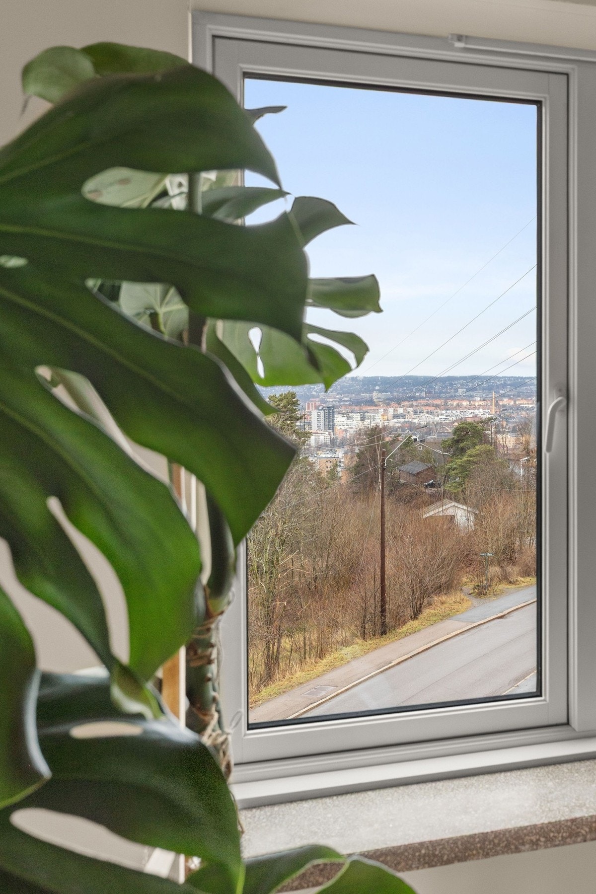 Høyt og fritt beliggende. God utsikt til sentrum og skog/natur Galleribilde