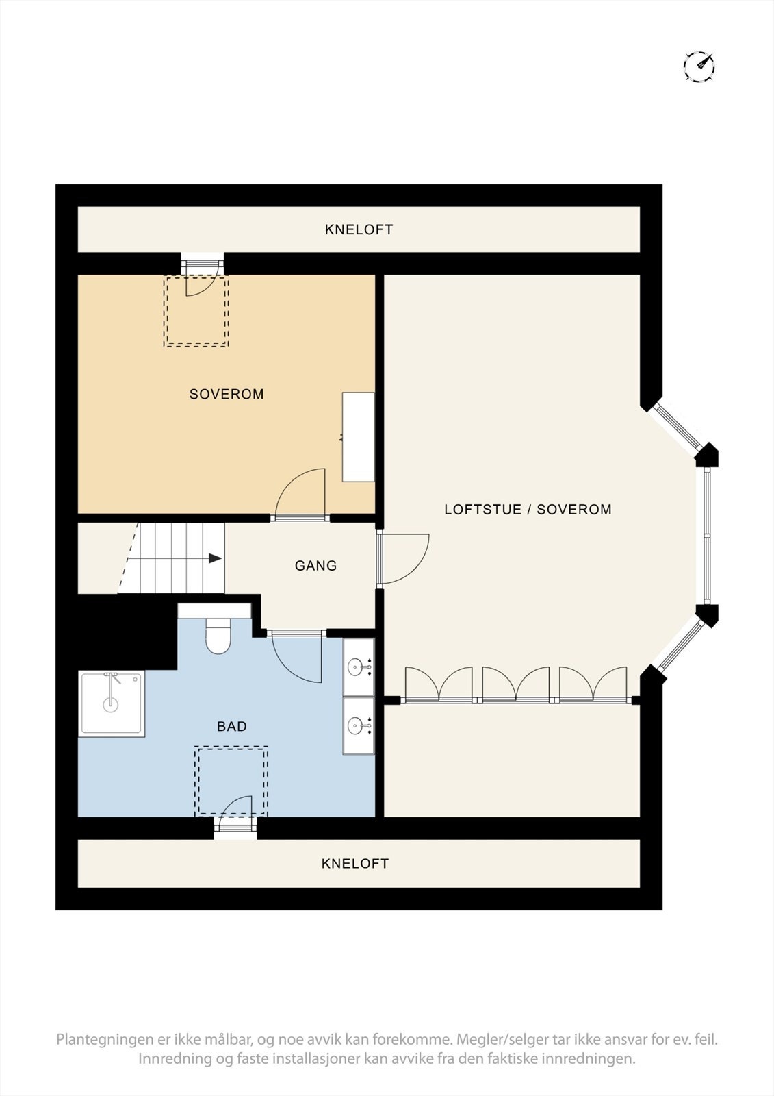 Plantegning 2.etg. Galleribilde