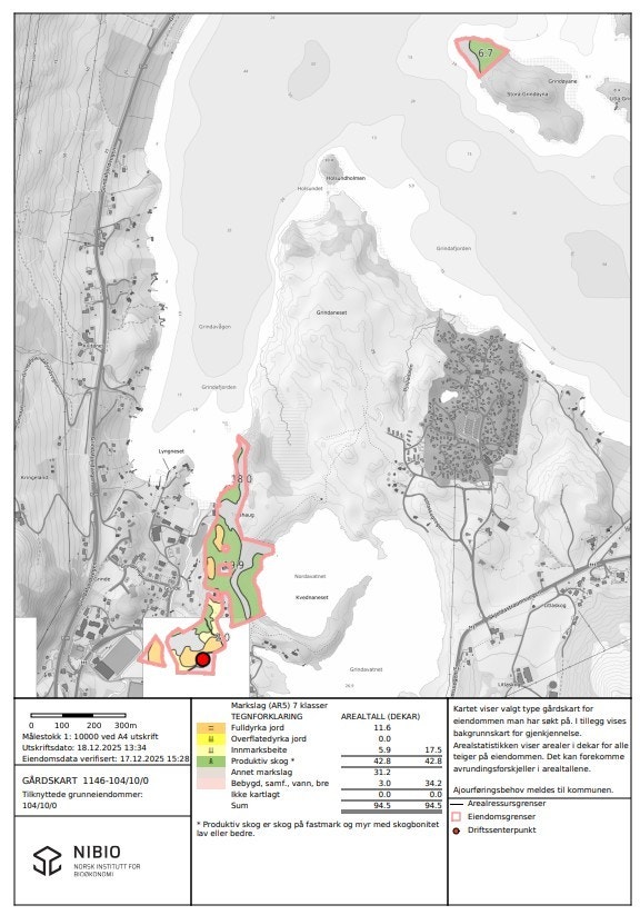 Gårdskart bnr. 10 Galleribilde