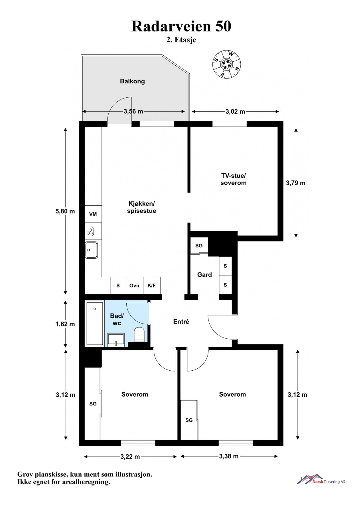 Planskisse Galleribilde