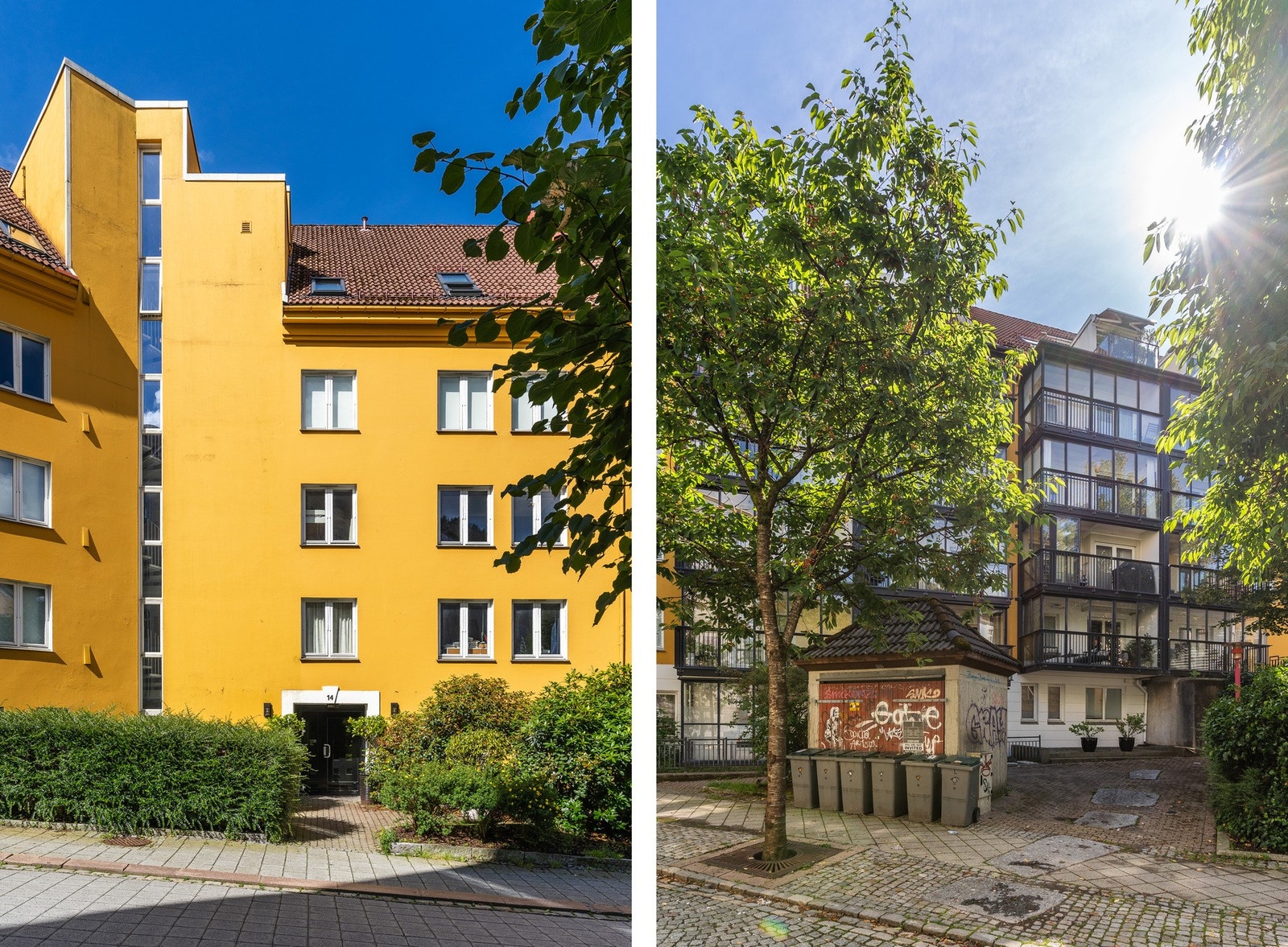 Kort vei til Skuteviken gjør det enkelt å ta en forfriskende dukkert på varme sommerdager. Galleribilde