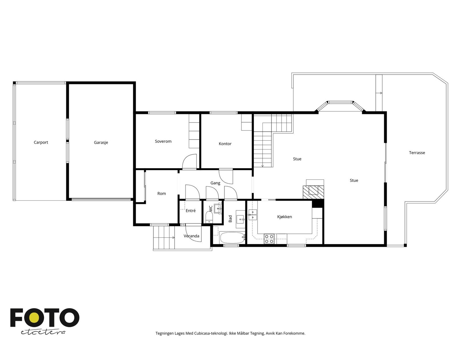 Plantegning 1 etasje Galleribilde