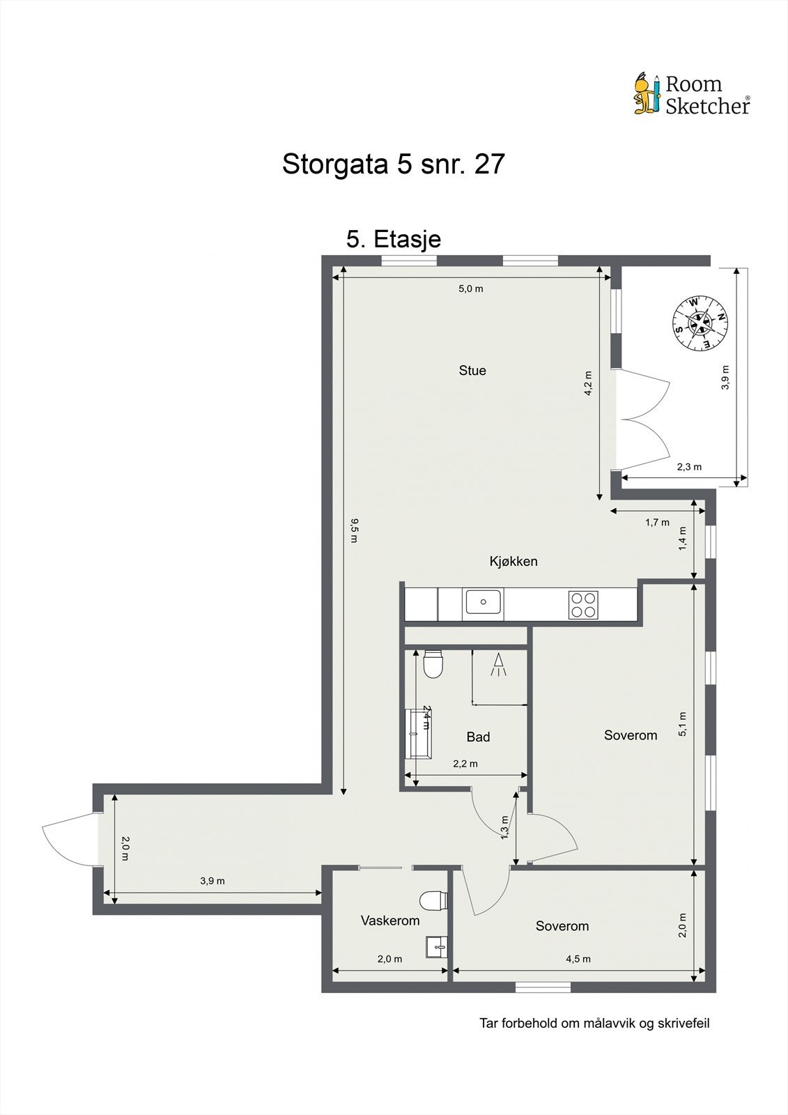 Plantegning Galleribilde