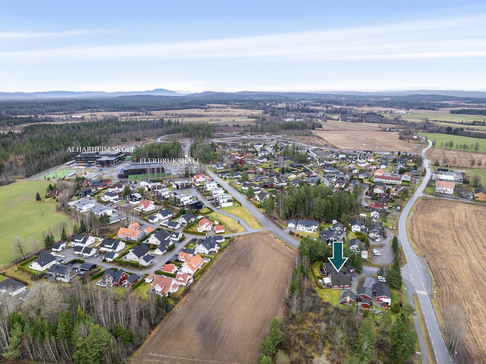 Et hyggelig og veletablert nabolag - et sted det er lett å føle seg hjemme. Galleribilde