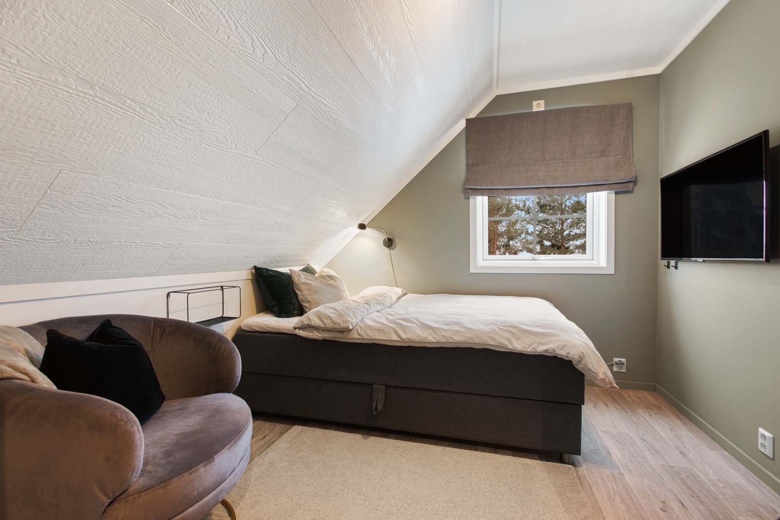 Det tredje soverommet er plassert vegg i vegg med det andre soverommet. Galleribilde