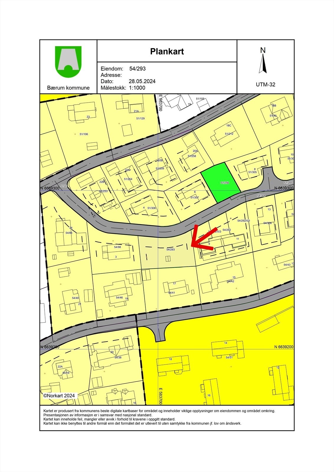 Plankart Galleribilde