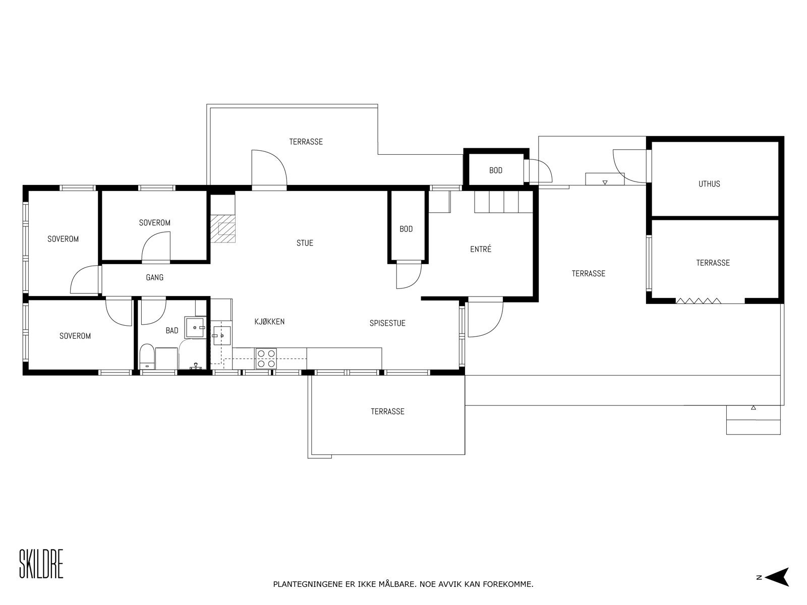 Plantegning Galleribilde