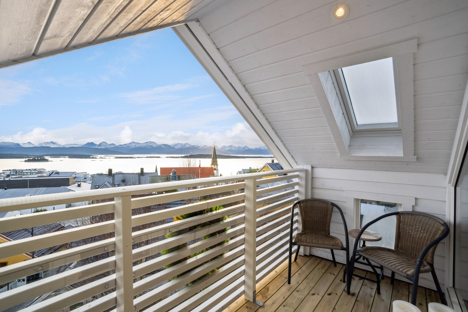 Balkong og utsikt Galleribilde