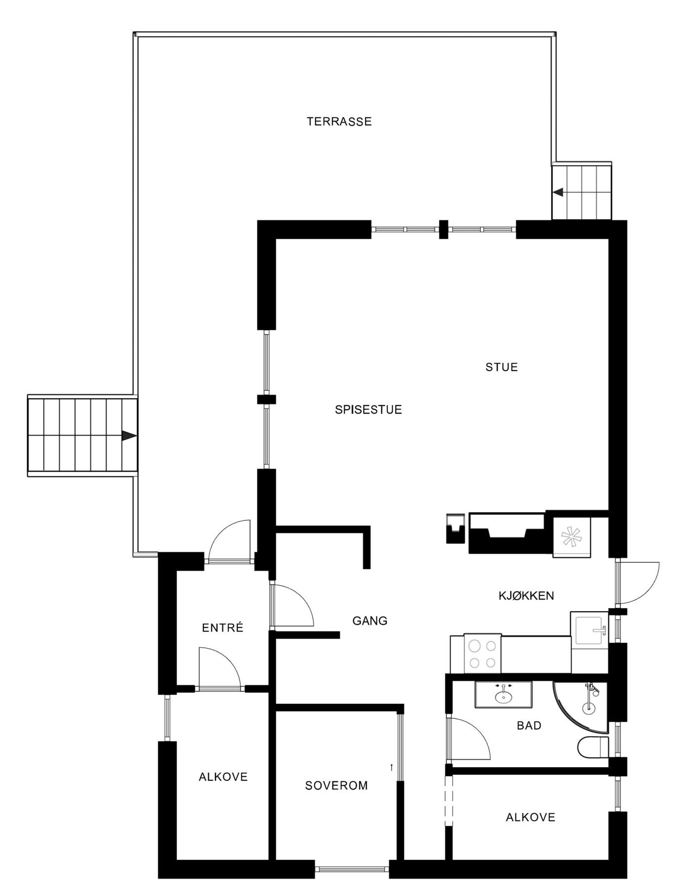 Plantegning. Galleribilde