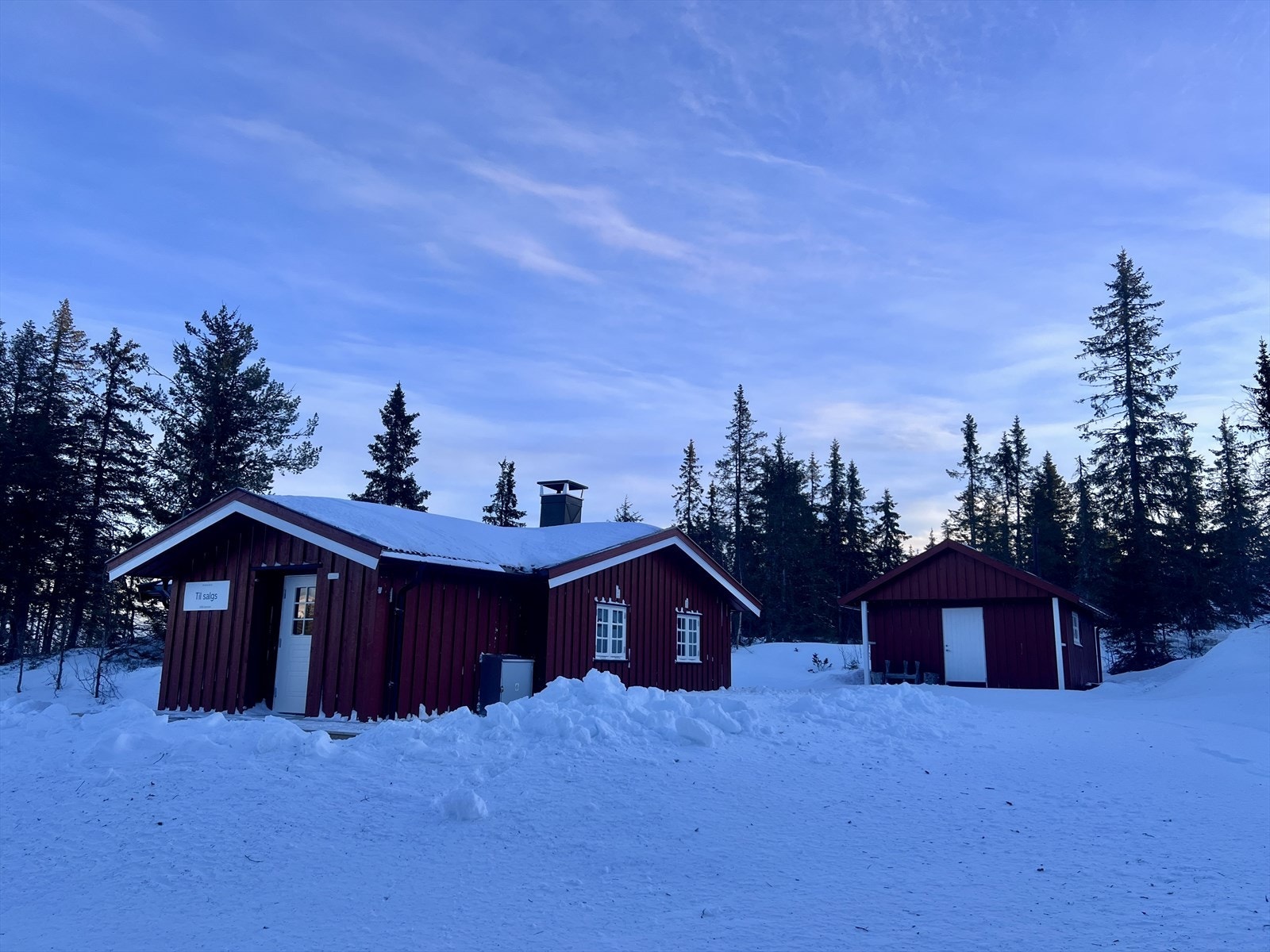 Vinterbilde tatt av eiendomsmegler 02.01.2026 Galleribilde