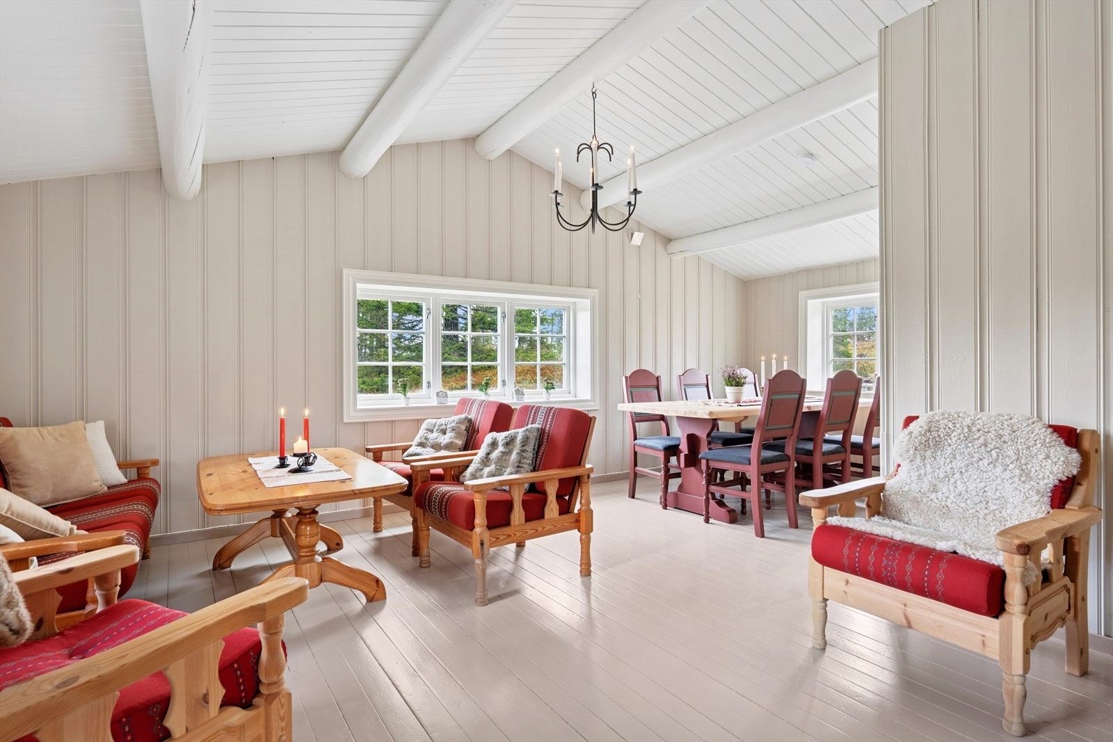 God plass til å sitte i flere soner. Galleribilde