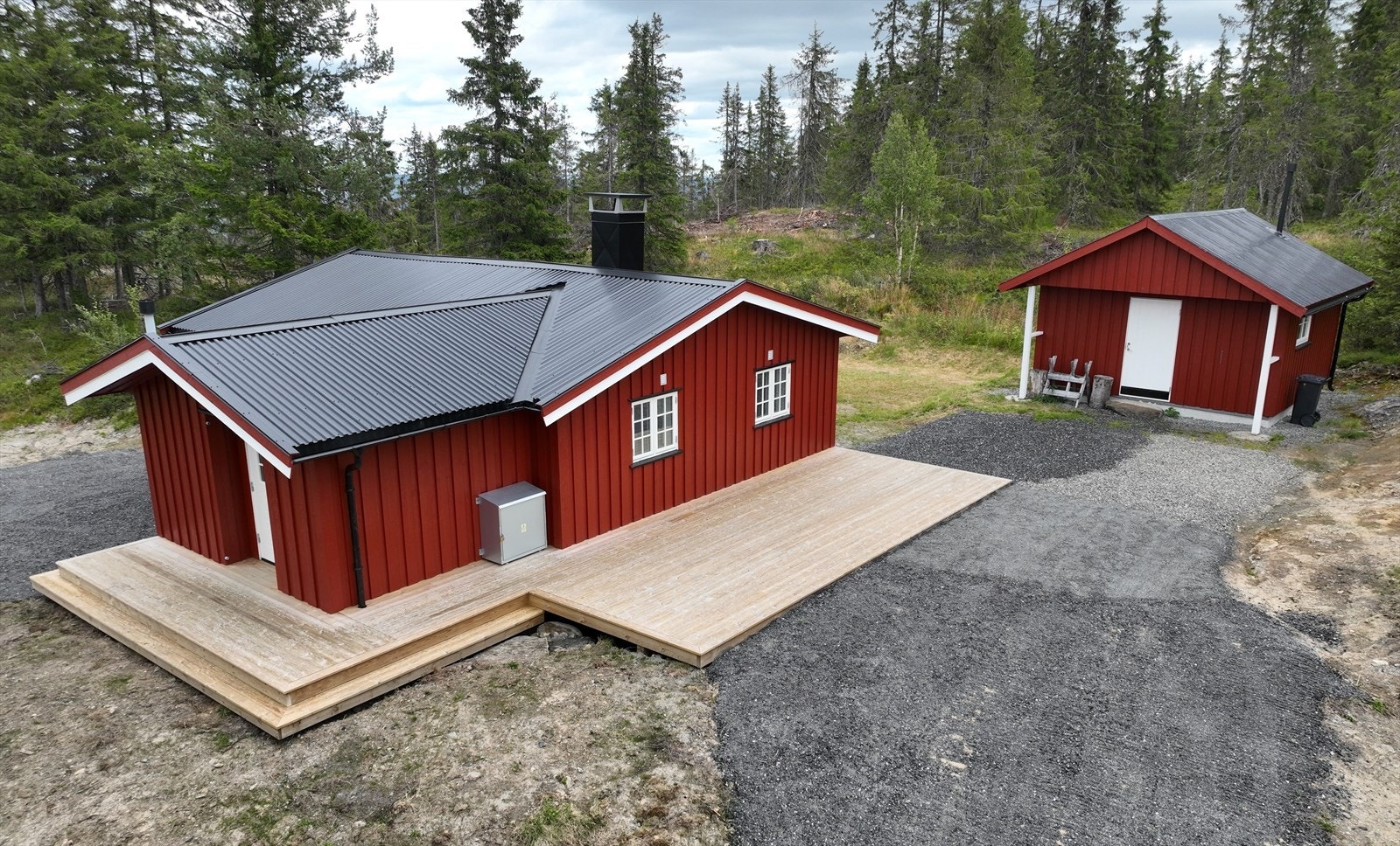 Dronebilde tatt av selger. Galleribilde