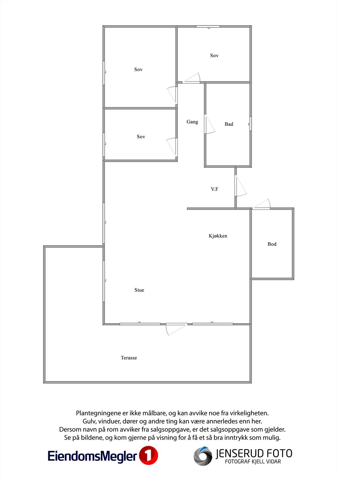 Plantegning Storbrenna 9 Galleribilde