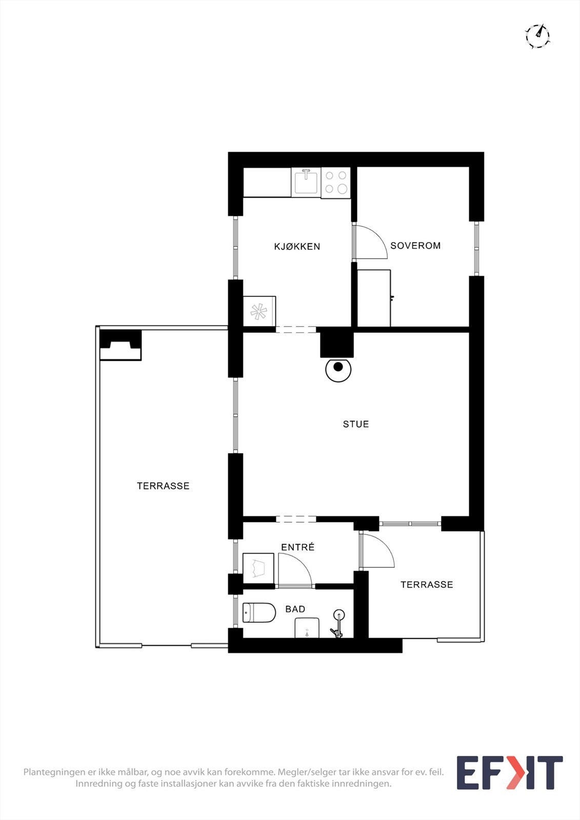 Plantegning Galleribilde