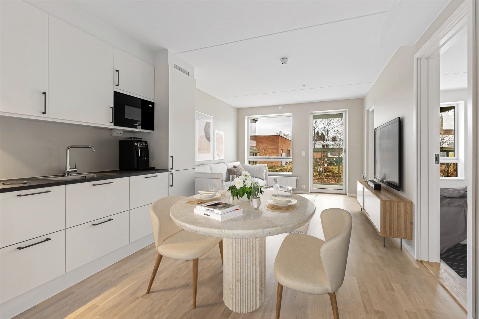 Velkommen til Vekslerfaret 11 (digitalt stylet bilde). Foto: Dario Polverari / Zovenfra Galleribilde