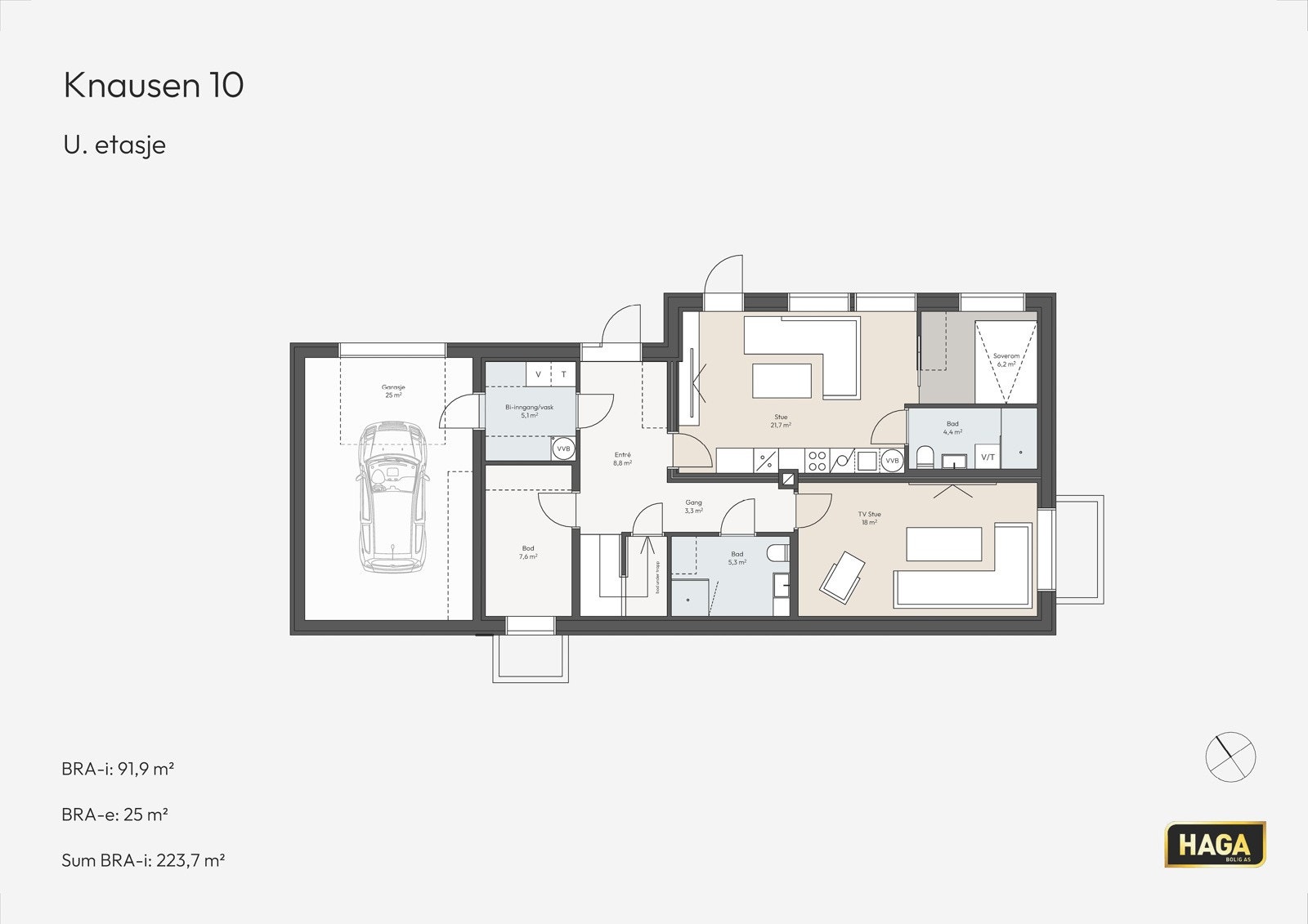 Plantegning 1. etasje. Galleribilde