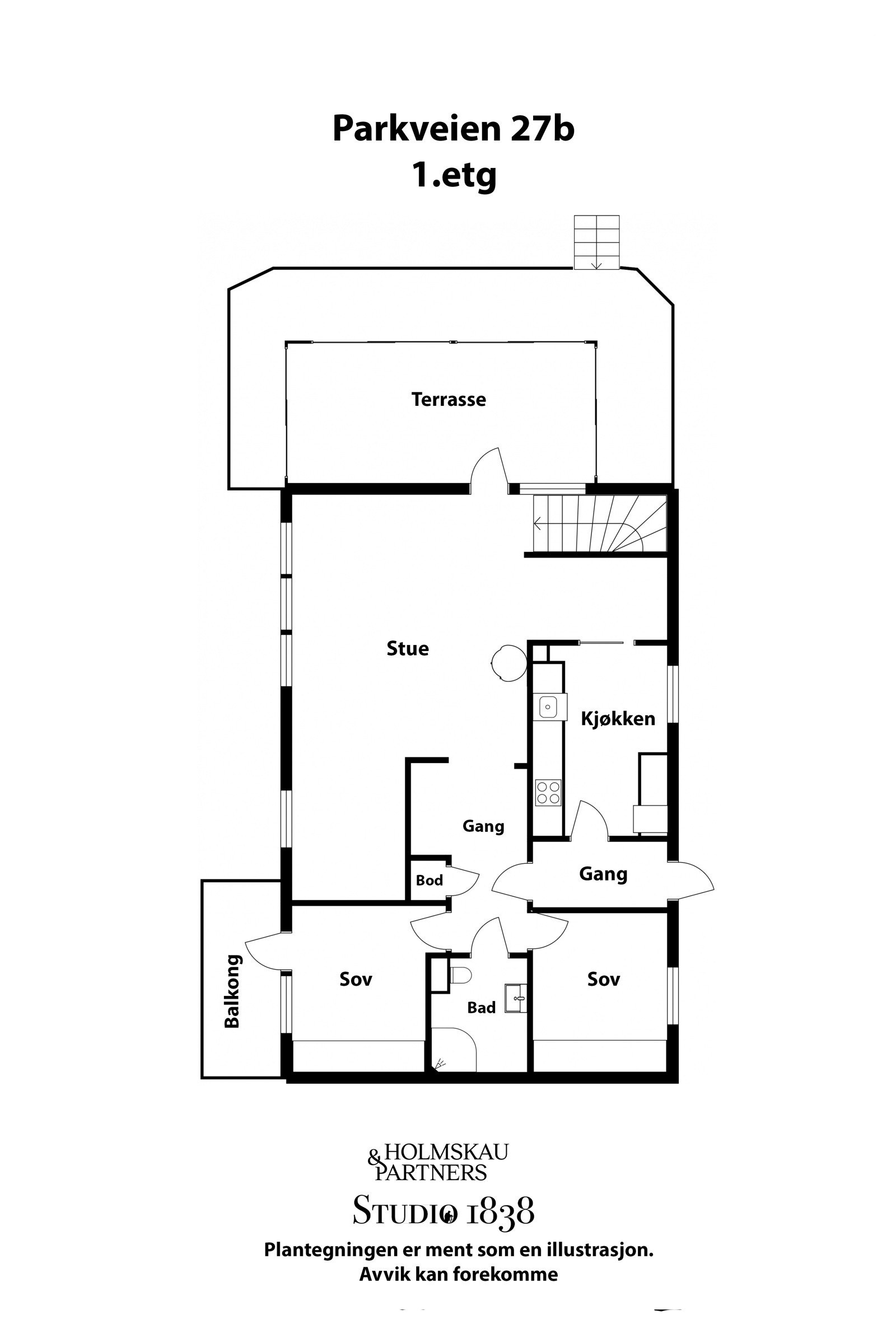 Parkveien 27b, 1.etg Galleribilde