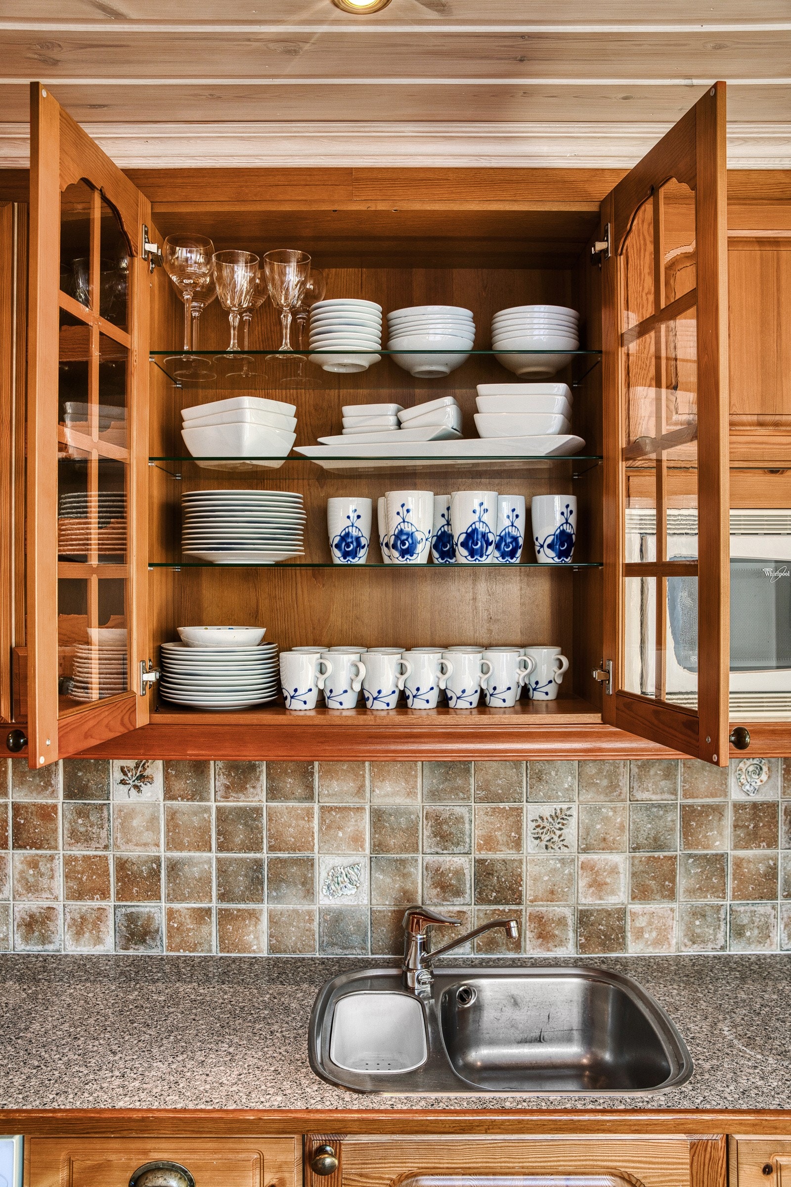 Detaljbilde av kjøkkenskap Galleribilde