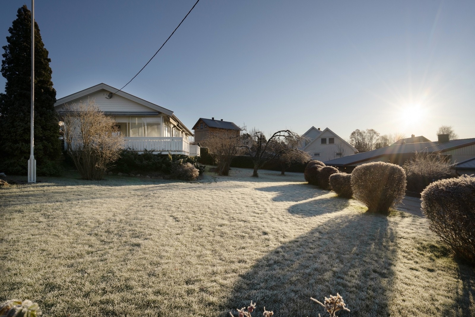 Fine solforhold og fredelige omgivelser Galleribilde