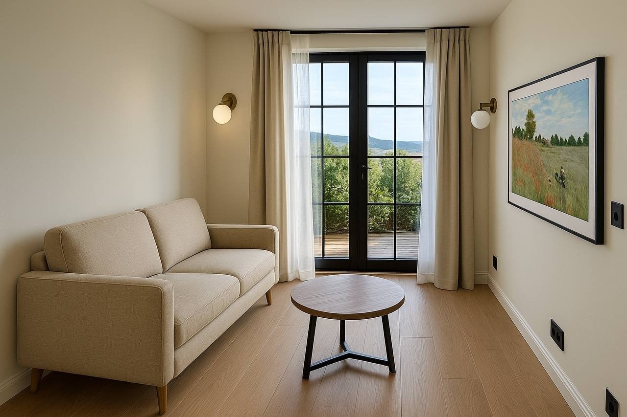 Forslag til innredet stue Galleribilde