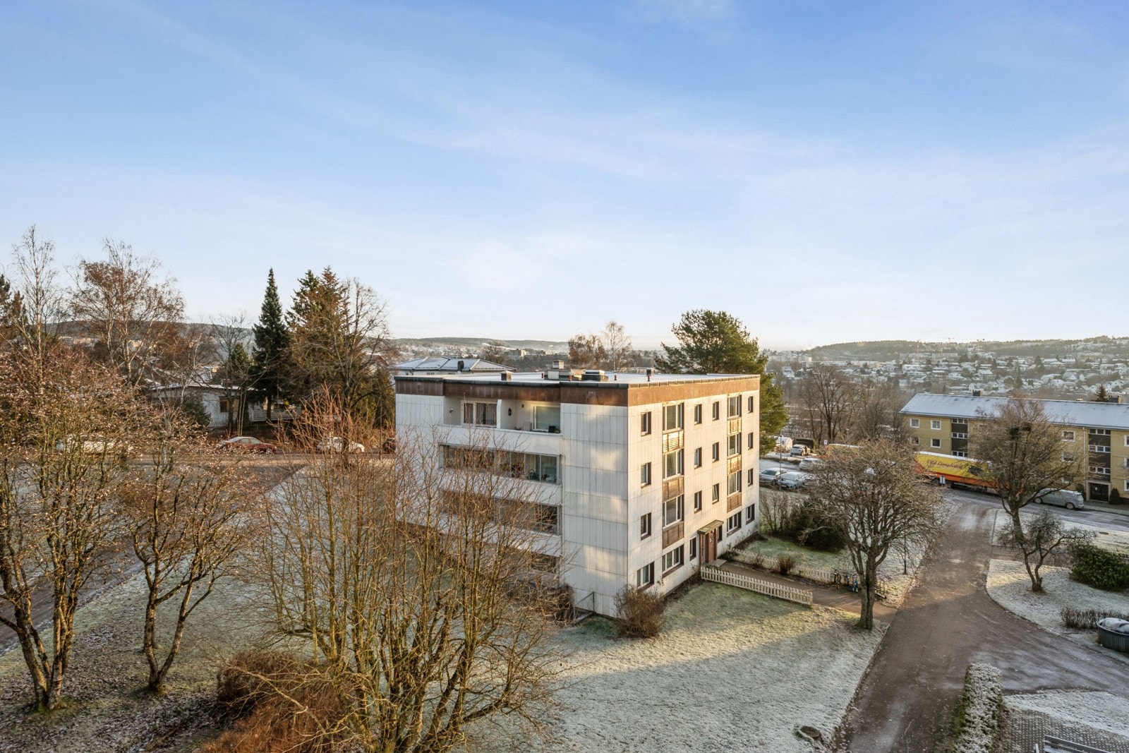 Utsikt, du kan faktisk se helt over til Lindeberg. Galleribilde