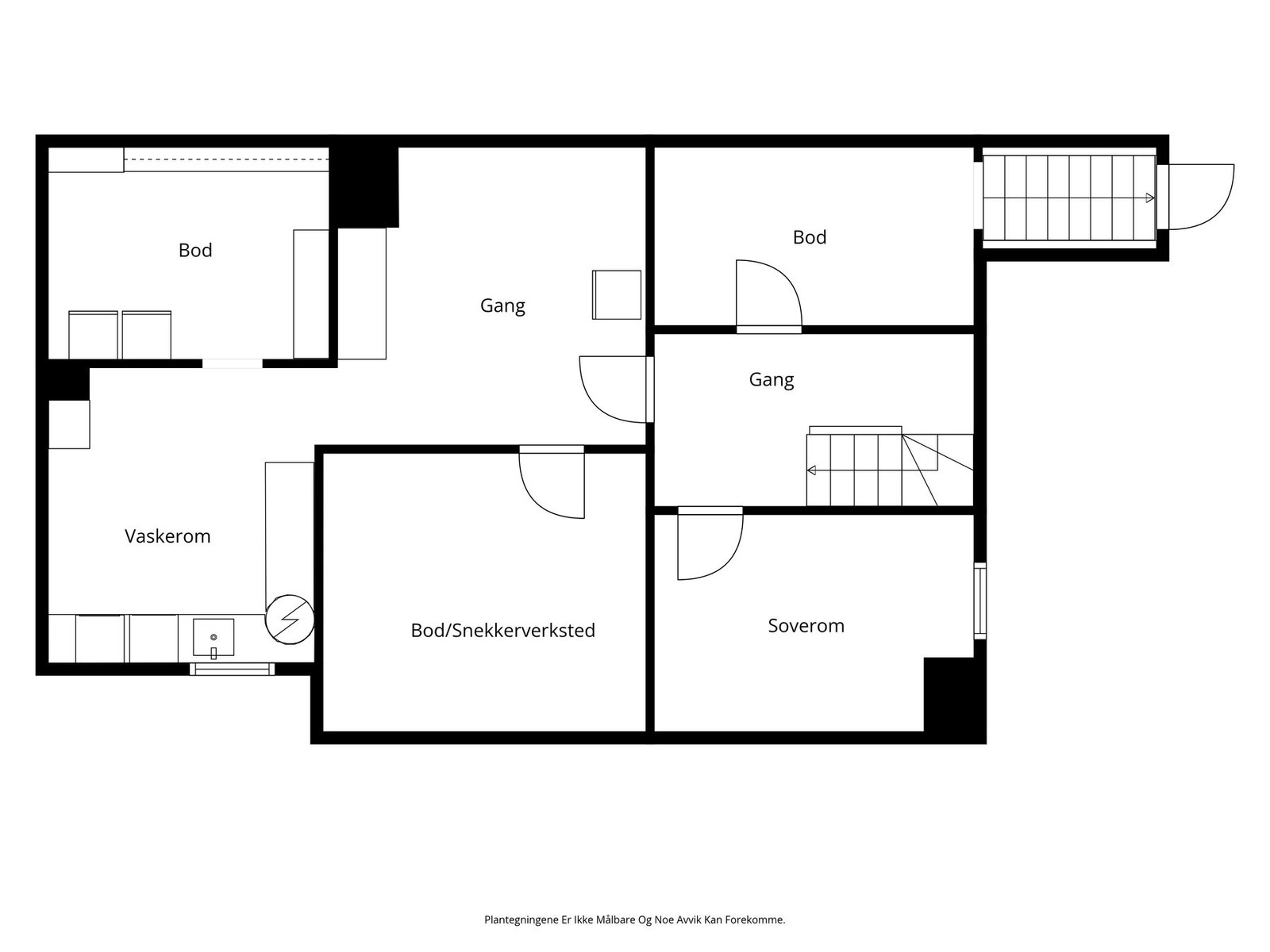 Plantegning kjeller Galleribilde