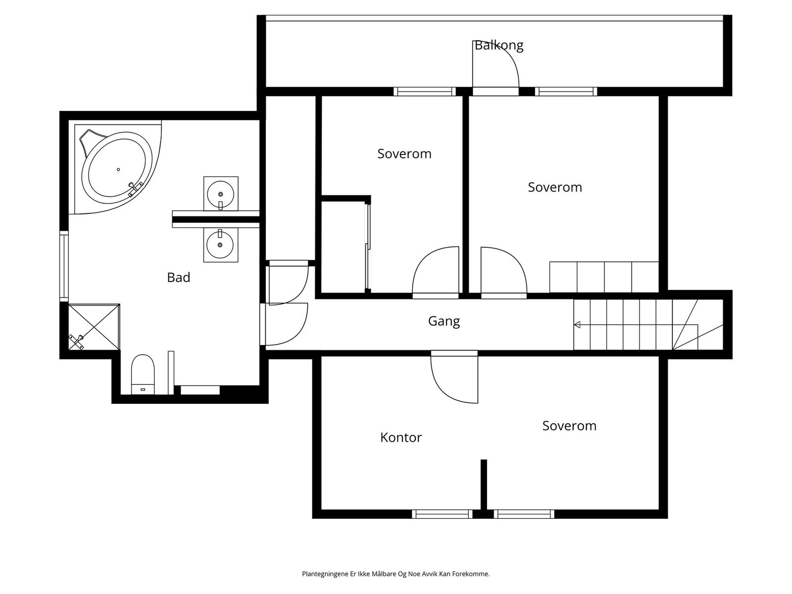 Plantegning 2. etasje Galleribilde
