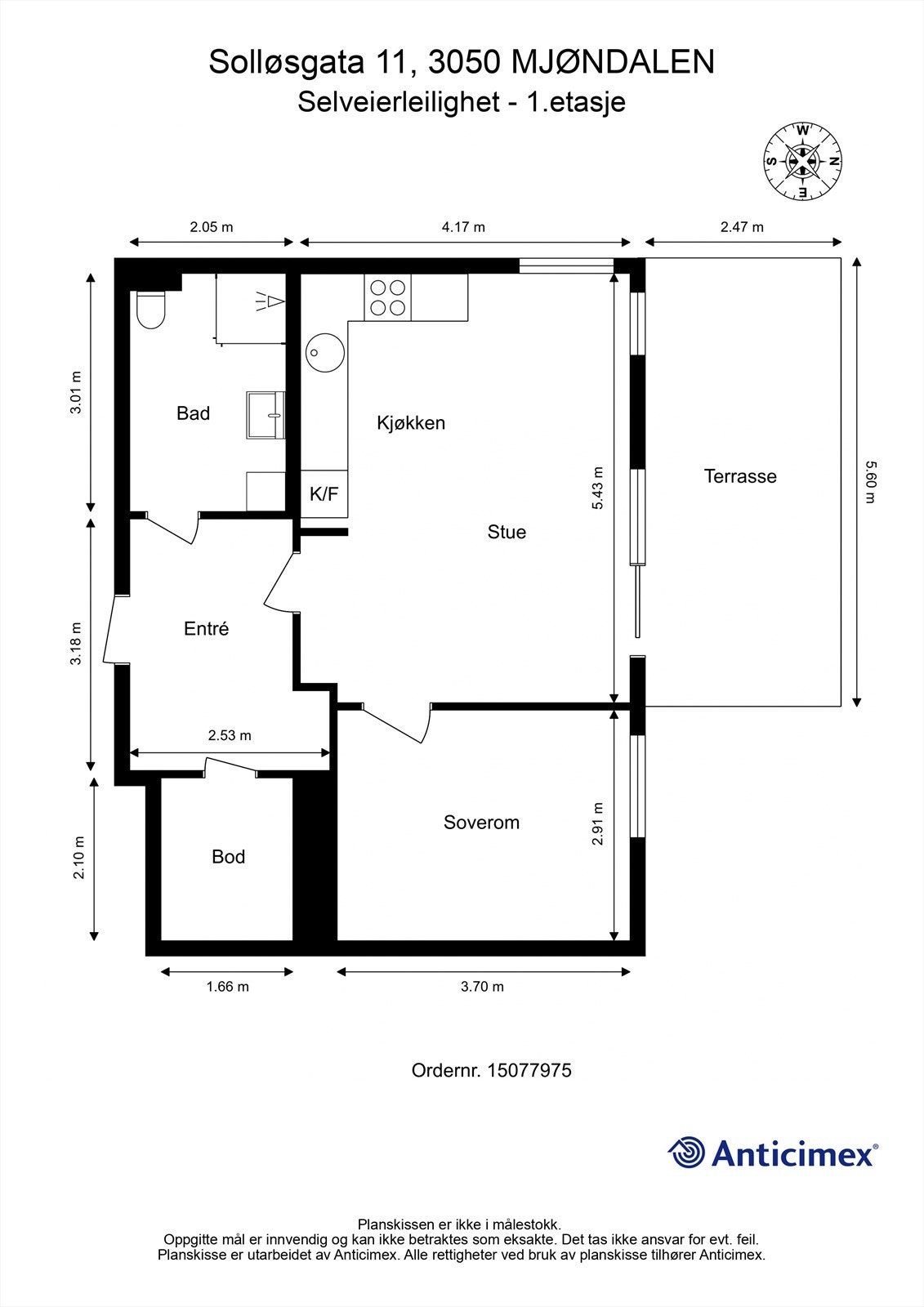 Plantegning - 1. etasje Galleribilde