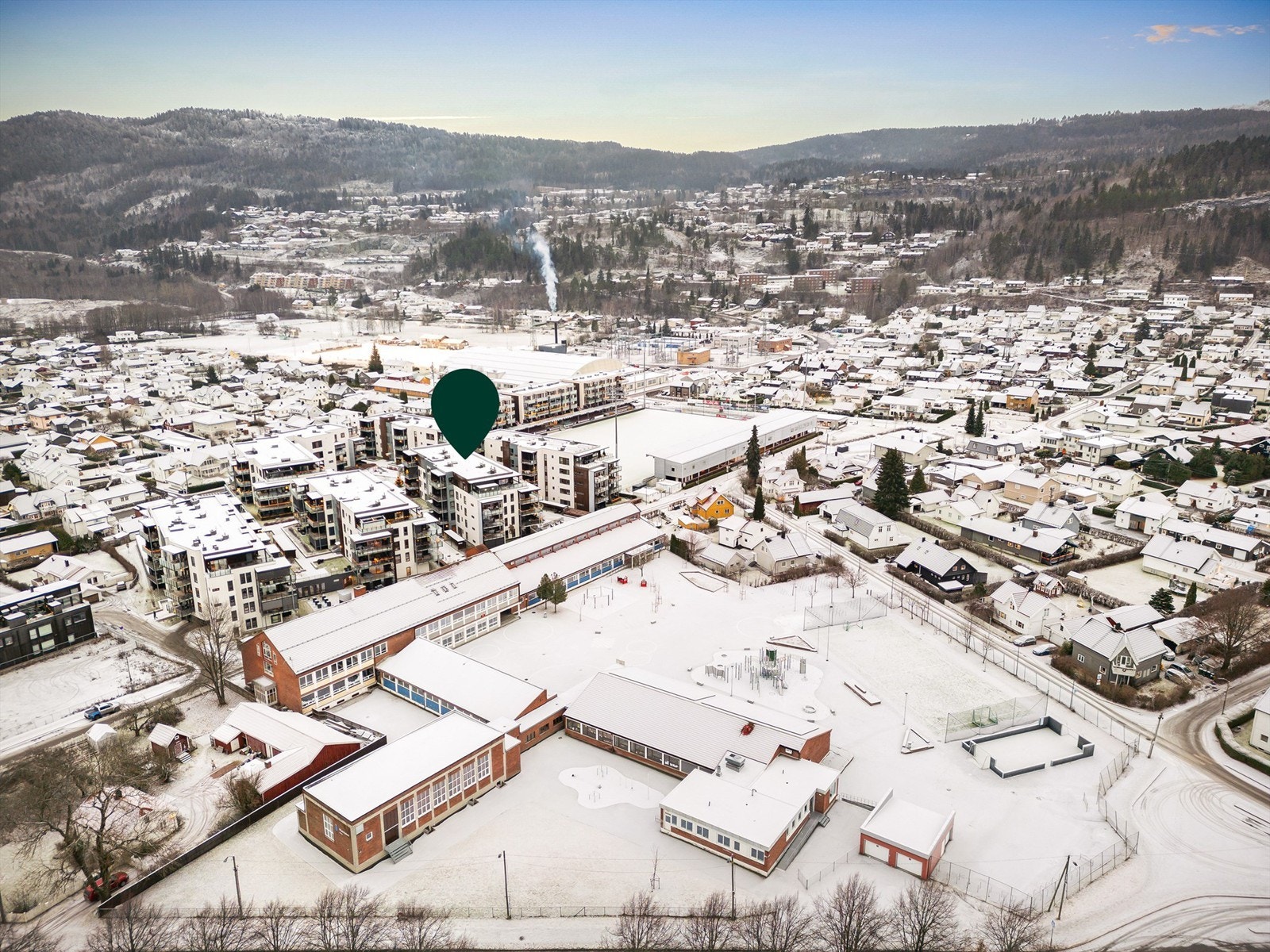 Svært sentral beliggenhet i Mjøndalen sentrum
Foto: Stine Prøitz Jørgensen Galleribilde