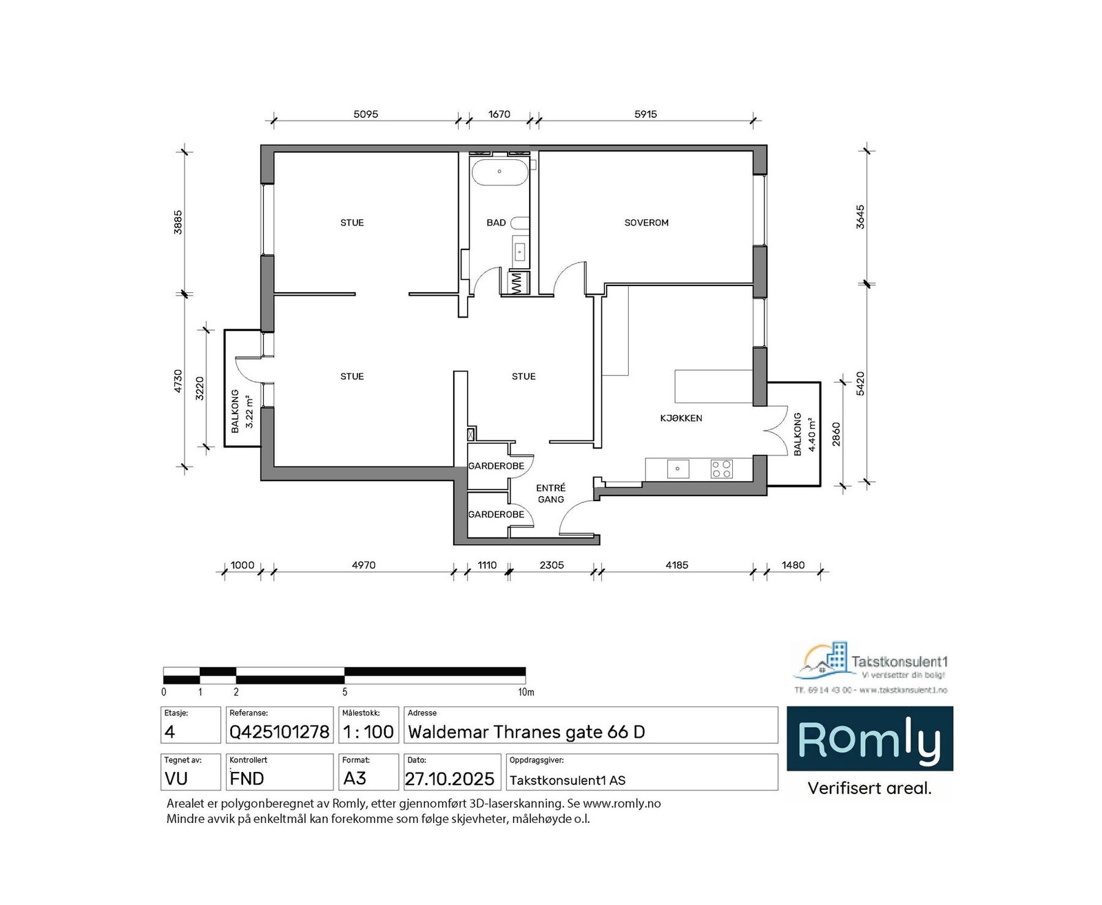 Ved behov er det enkelt å etablere flere soverom. Galleribilde