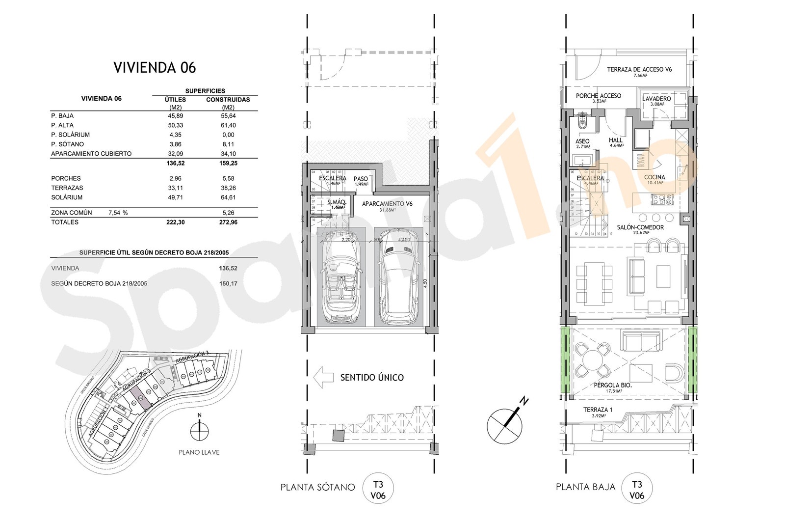 Plantegning underetasje og hovedplan Galleribilde