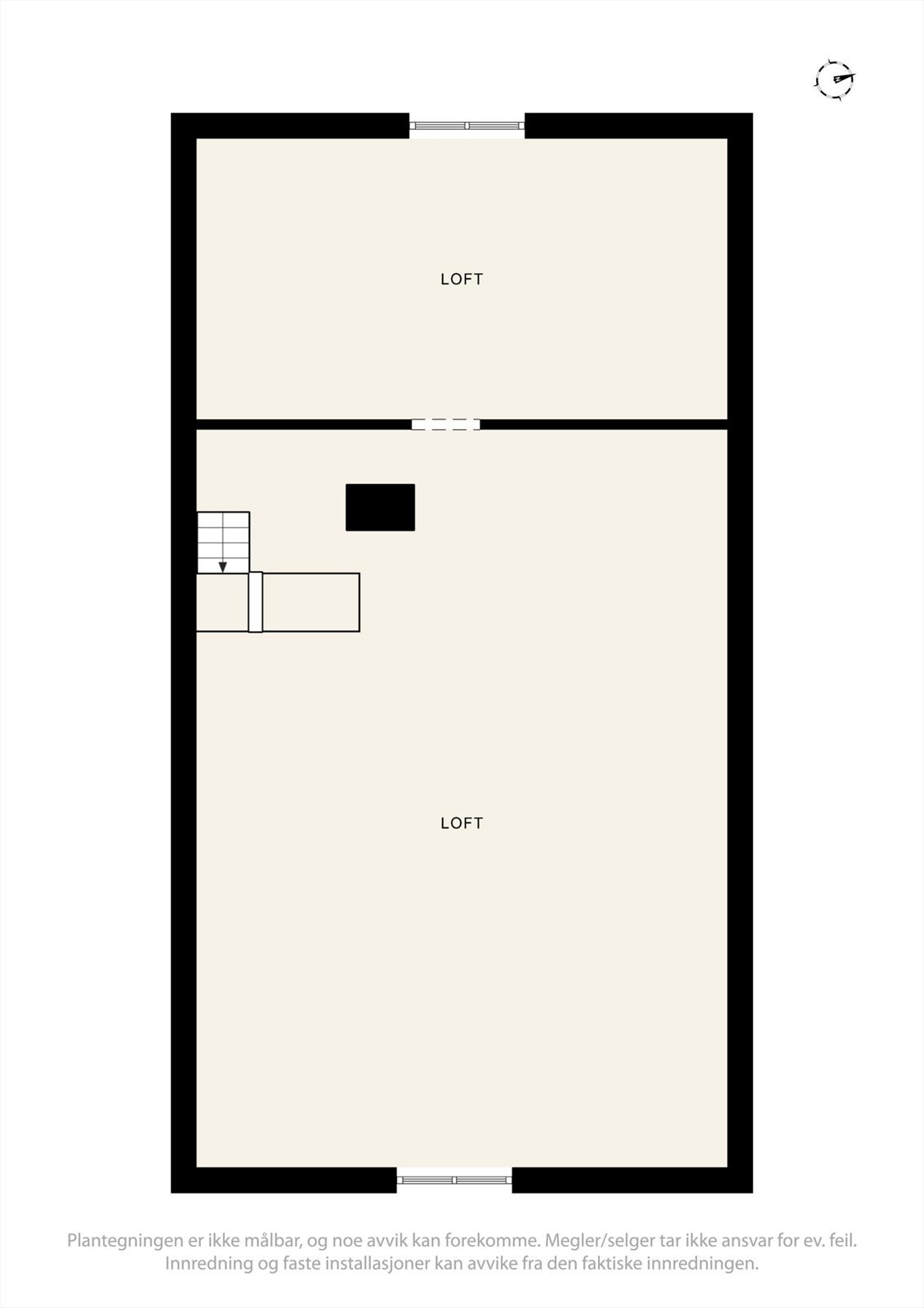 Loft - Se punkt "ferdigattest". Galleribilde