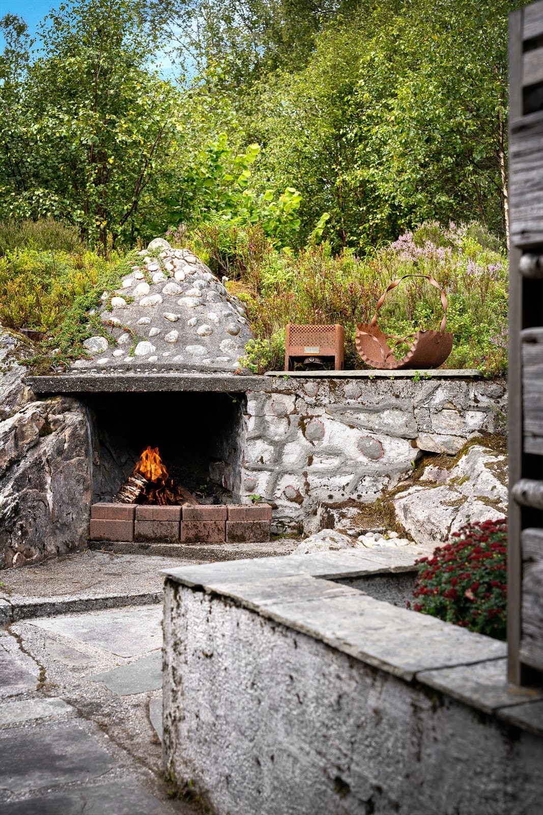 Koselig uteområde. Galleribilde