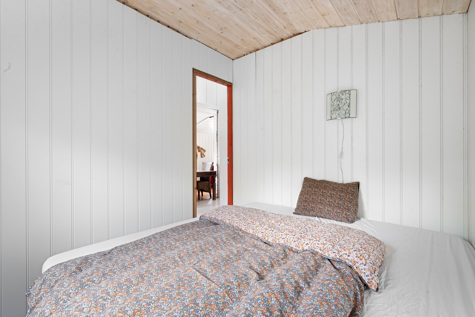 Det er to soverom i hytten. Galleribilde