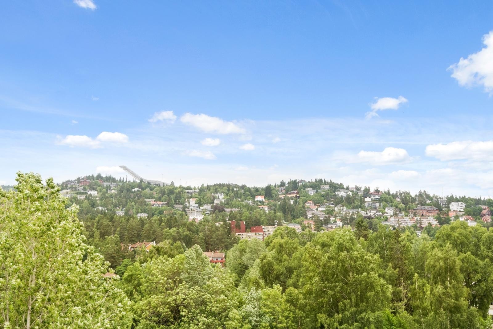 Utsikten fra balkongen Galleribilde