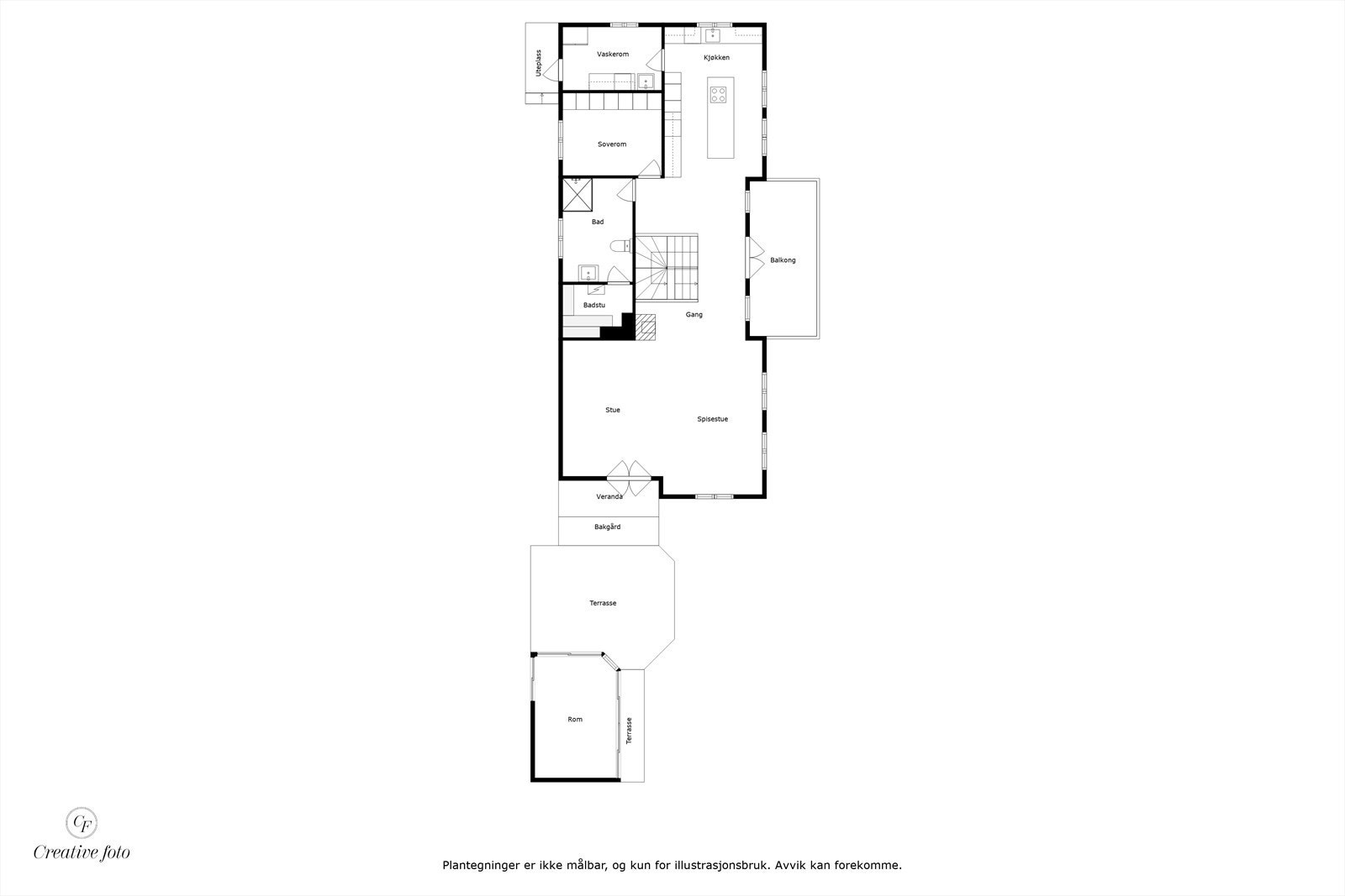 Plantegning 2.etg. Galleribilde