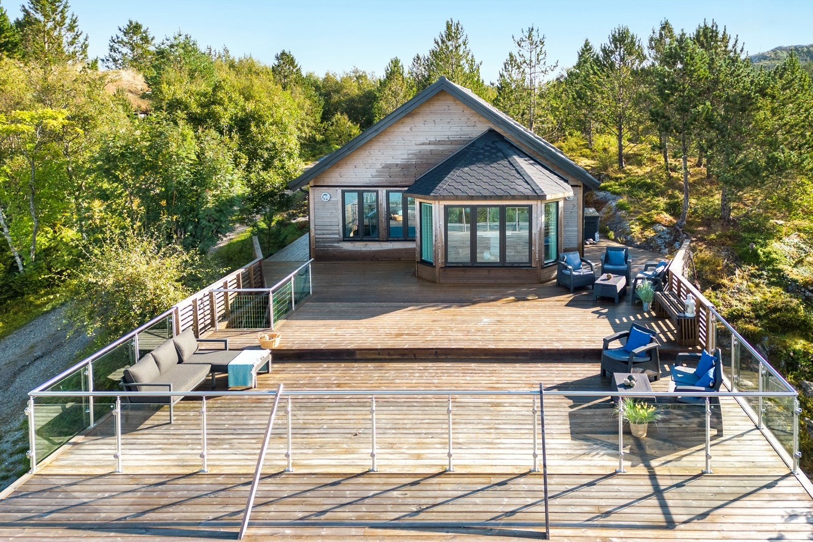 Solforholdene er optimale, og det er også delvis ly for nordavinden Galleribilde