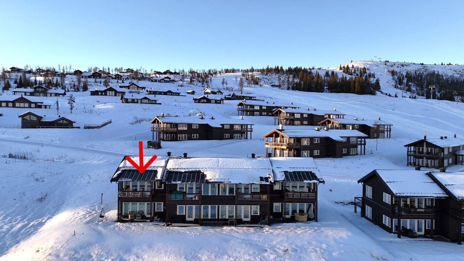 En fritidsleilighet beliggende i Bualie Fjellandsby med umiddelbar nærhet til alpinbakke, langrennsløyper og rekke aktiviteter for hele familien! Galleribilde