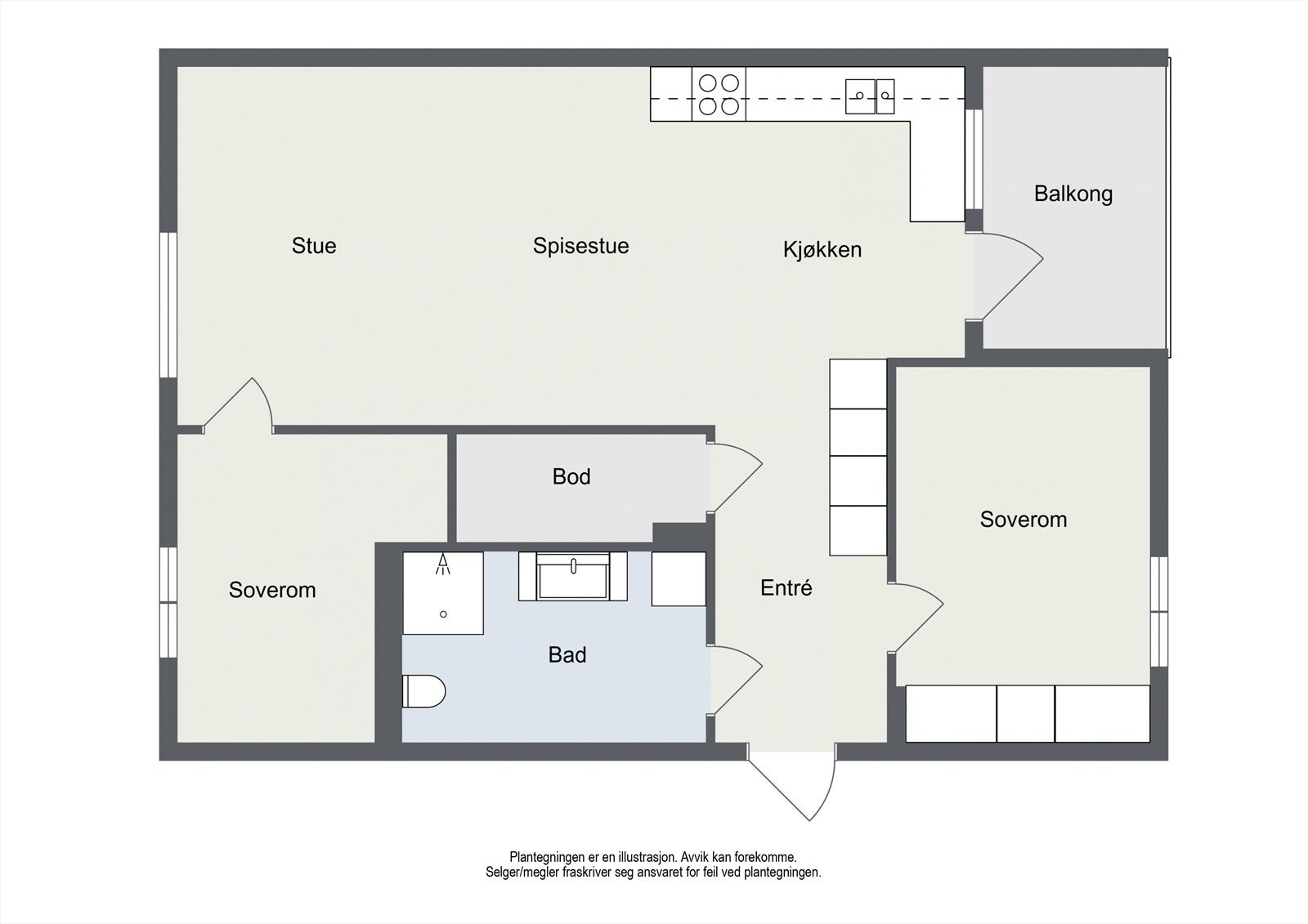 - Plantegning - Galleribilde