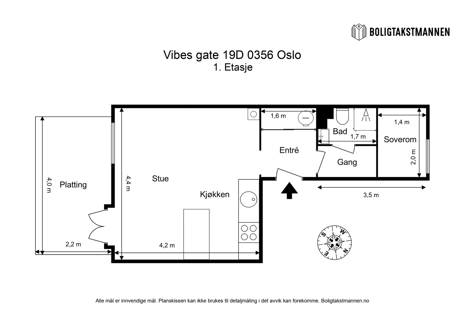 Plantegning. Galleribilde
