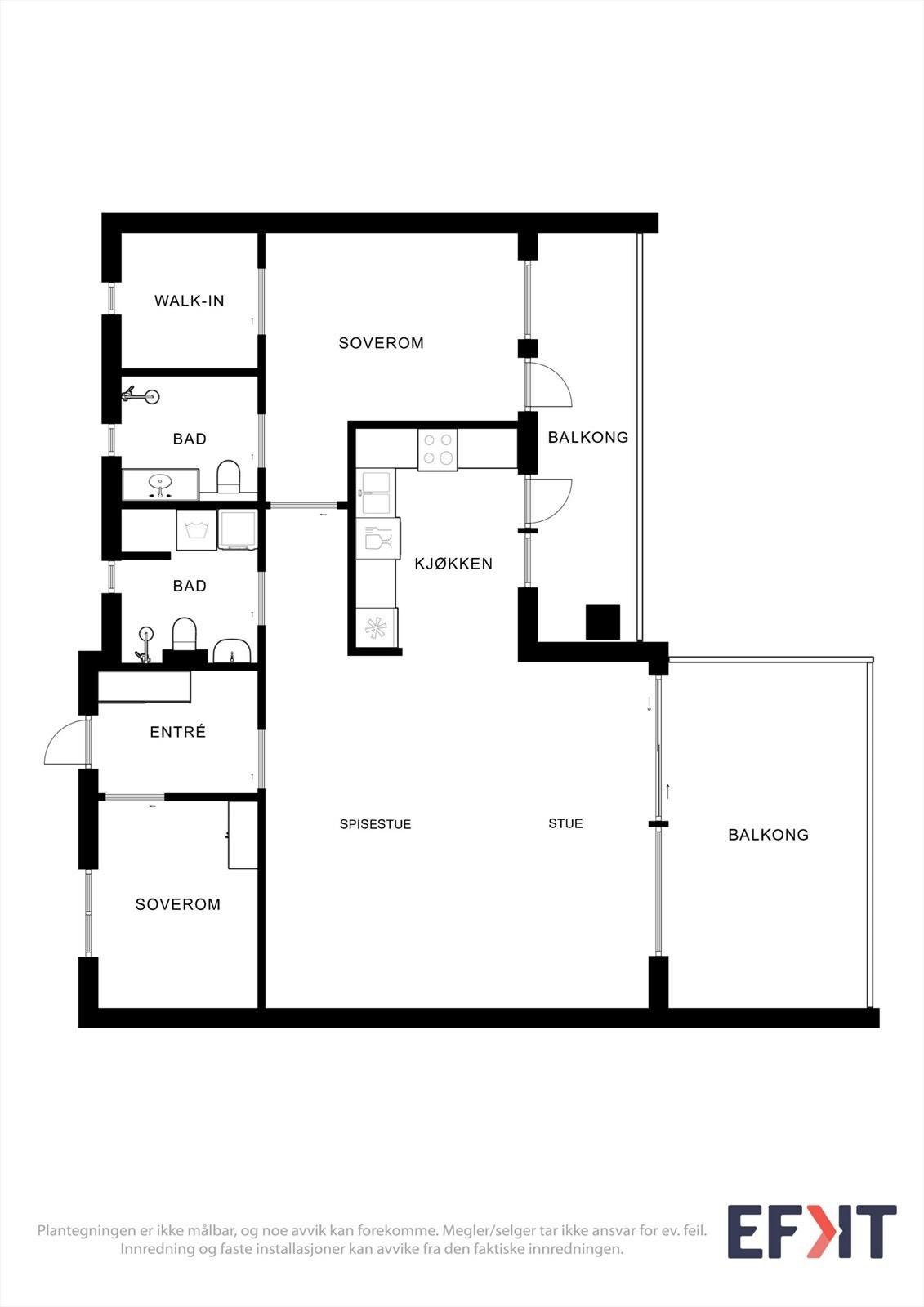 Plantegning Galleribilde