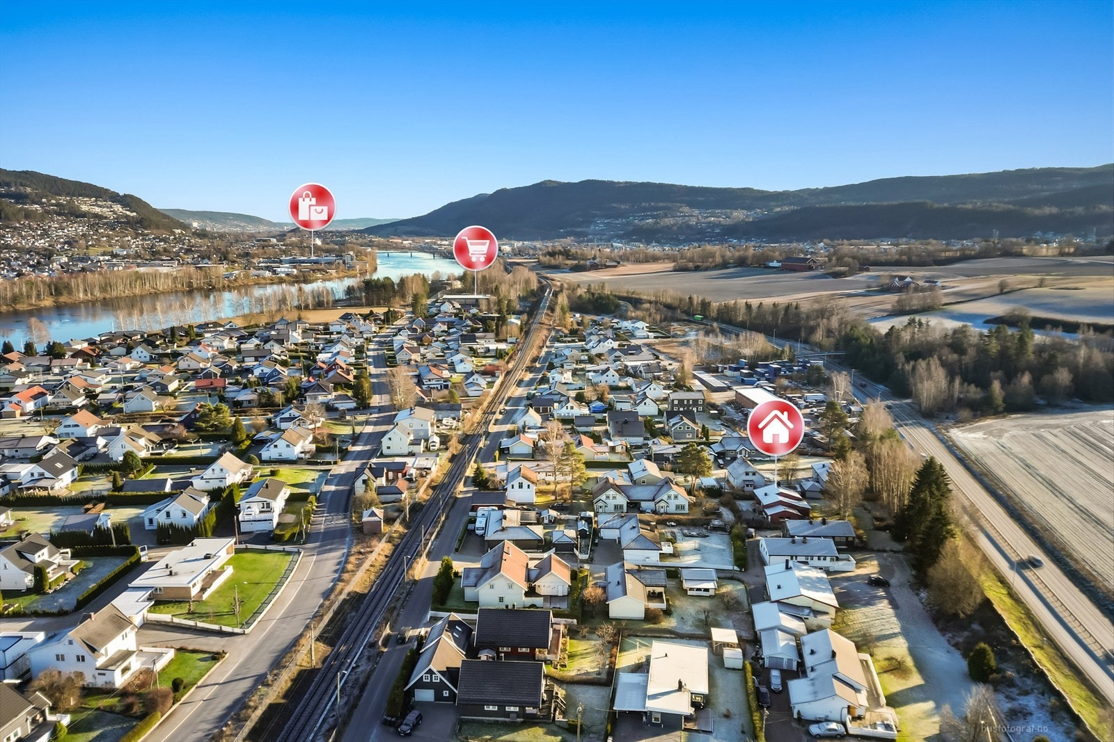 Kort vei til helt ny og stor Kiwi ved innkjørselen til Steinberg. Galleribilde