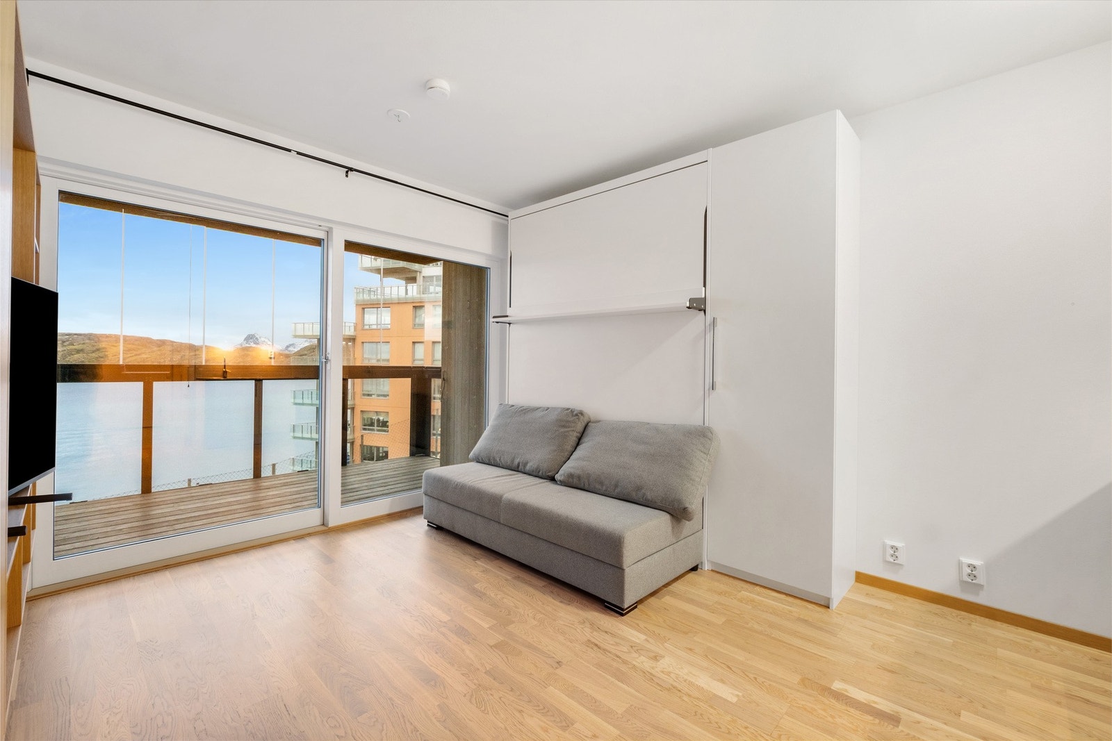 Uttrekkbar seng/sofa løsning. Galleribilde