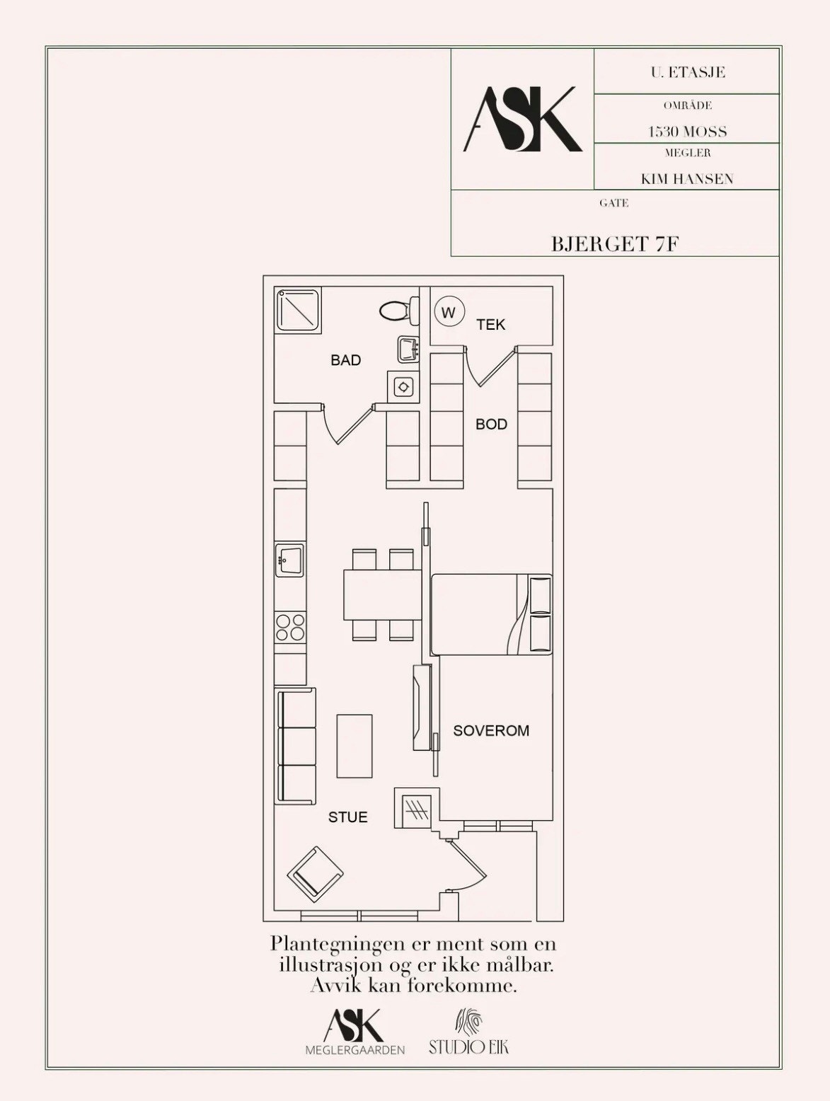 Plantegning. Galleribilde
