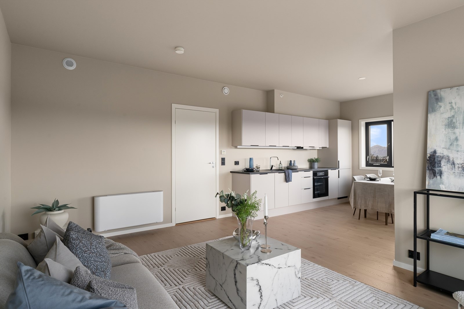 En lekkert og nyoppført leilighet med en attraktiv beliggenhet på Sandved. (bilde fra H0301) Galleribilde