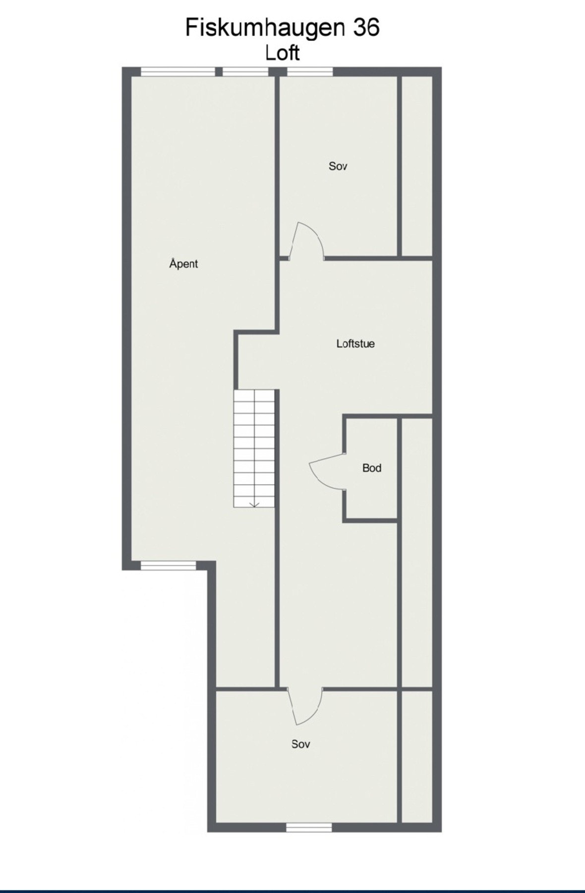 Plantegning 1. etg. Galleribilde