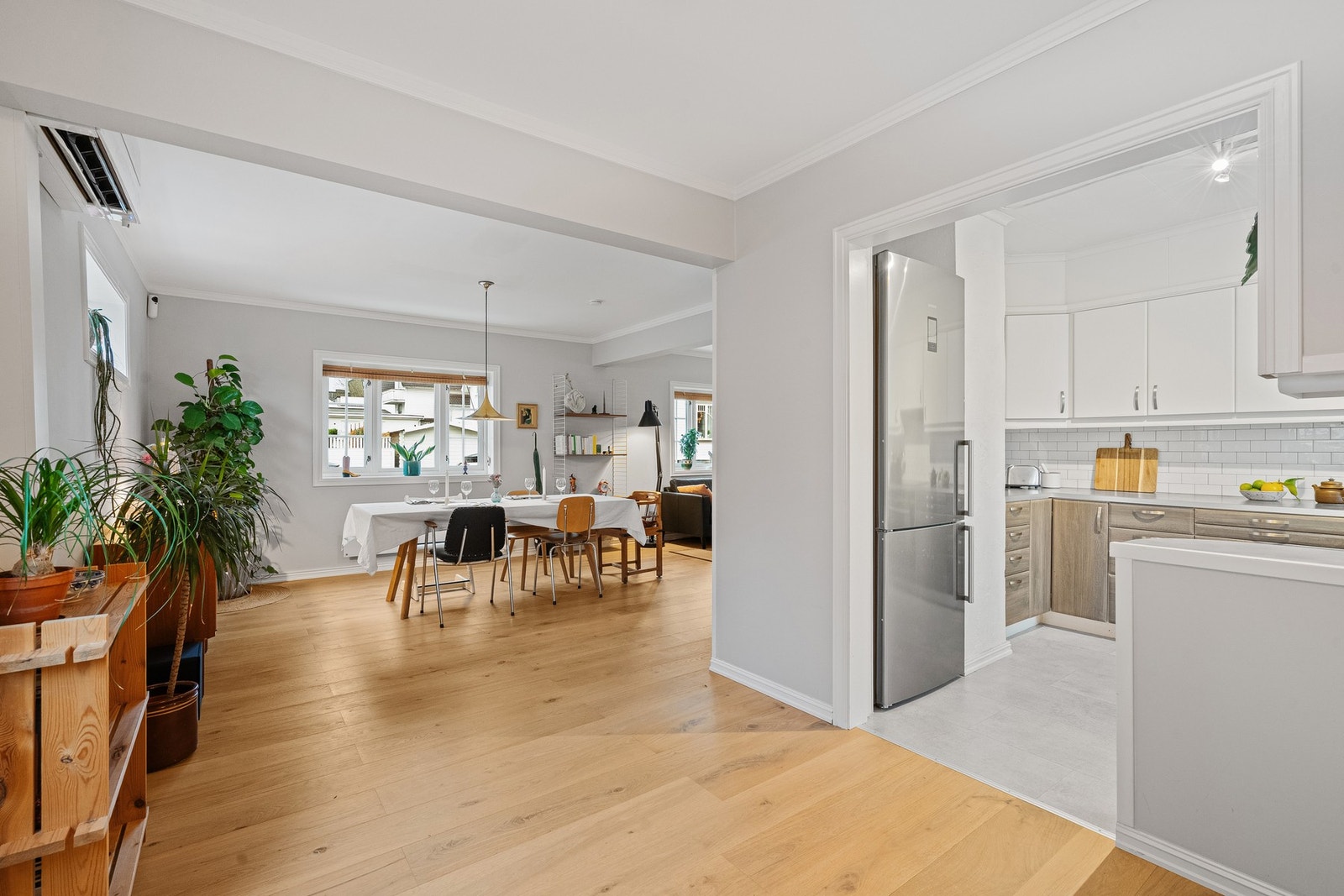 Kjøkkenet ligger i en krok for seg selv. Galleribilde