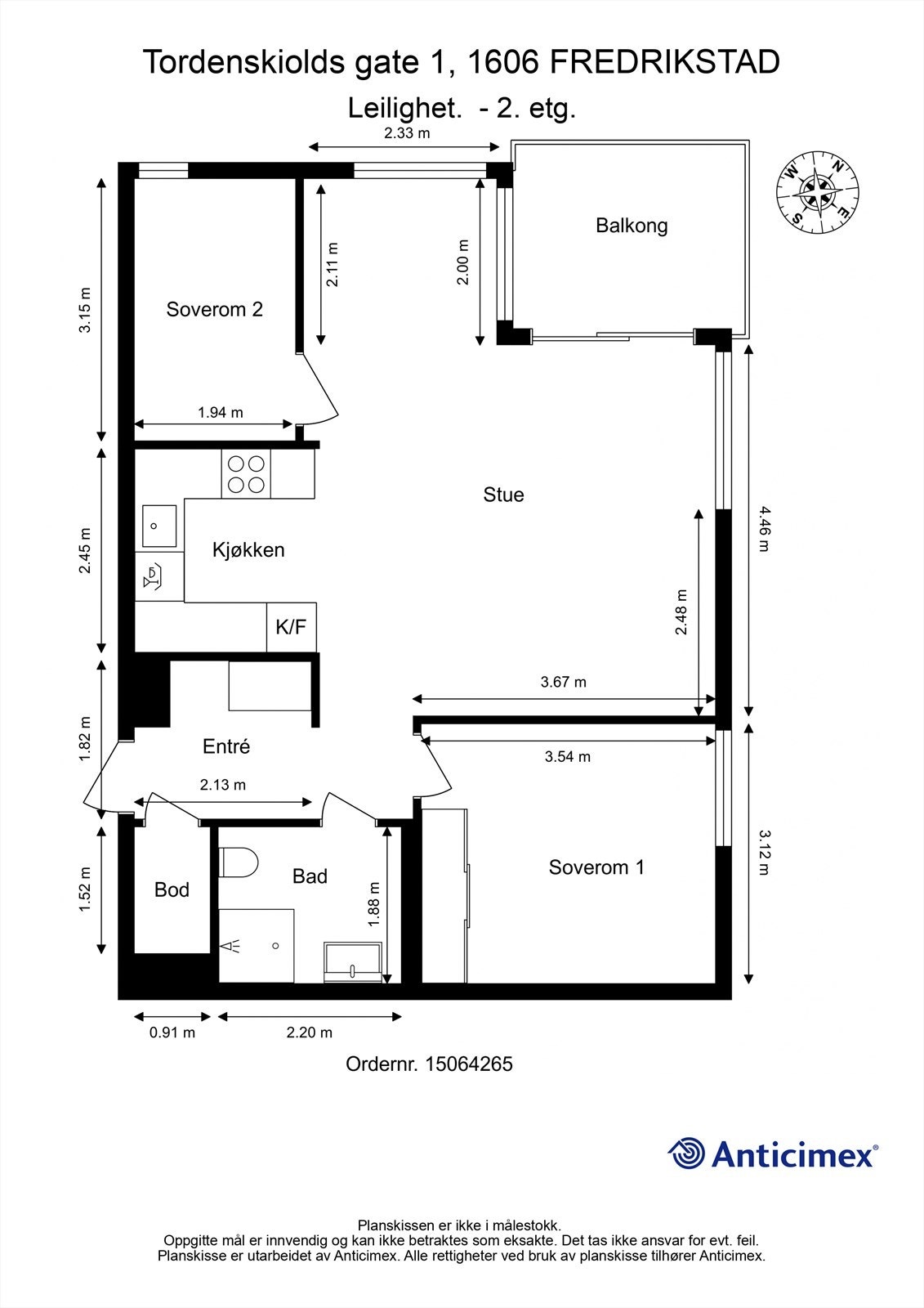 Plantegning Galleribilde