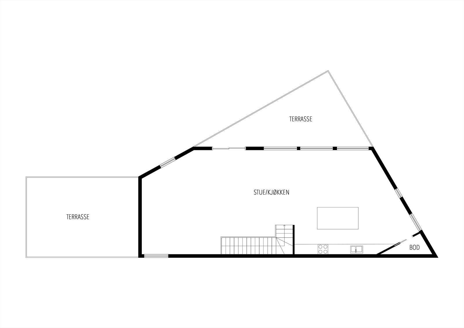 Plantegning 2. etasje Galleribilde